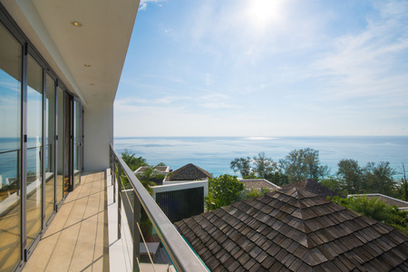private villa sea view luxury home, residenceの写真素材