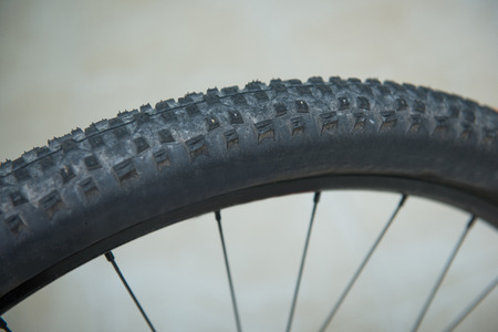 tread part of bicycle Wheel, sportの写真素材