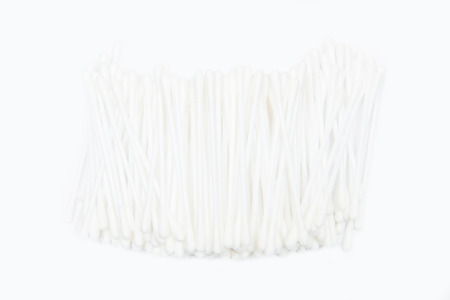 cotton buds white cleaning tool, earの写真素材