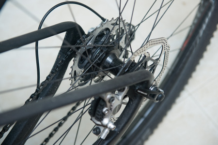 Gears of a mountain bike, cycleの写真素材
