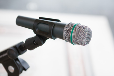 microphone in conference room, soundの写真素材
