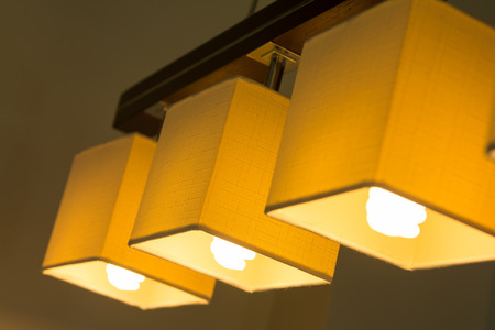 Modern style lamp in the bedroom, designの写真素材