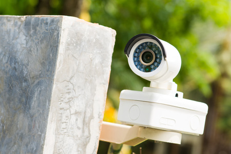 closed circuit for safety, security cameraの写真素材