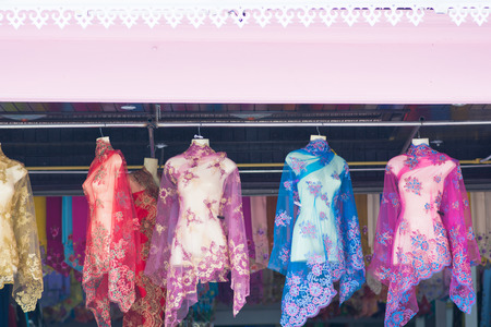 Indonesian clothing hang on puppet for sale, fashionの写真素材