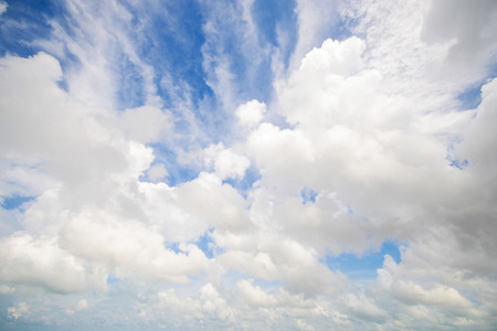 beautiful cloud and blue sky, landscapeの写真素材