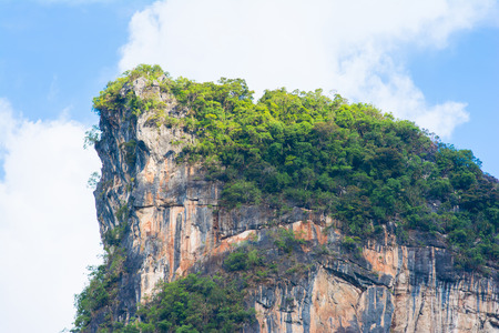 peak of mountain and nice sky, natureの写真素材