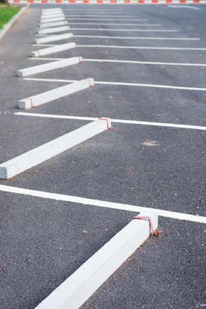 Space for car parking in the park, outdoorの写真素材