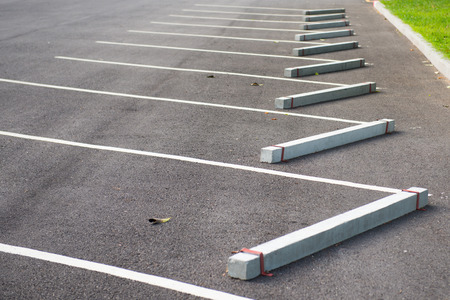 Space for car parking in the park, outdoorの写真素材