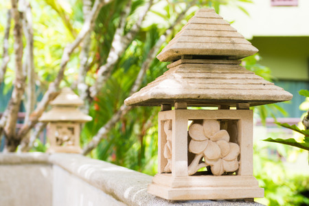 Sculpture for garden decoration, natureの写真素材