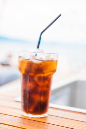 softdrink with ice for refreshments, beverageの写真素材