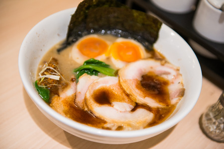 japanese noodle with other dishes, foodの写真素材