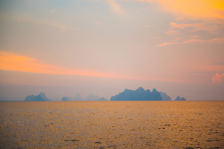 beautiful color at sunset time, sunlightの写真素材