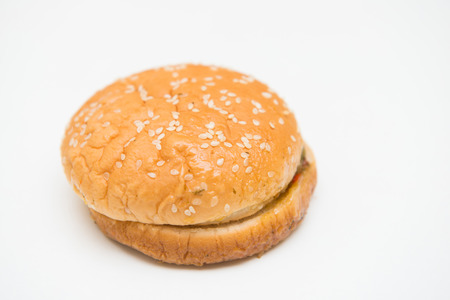 delicious basil pork burgers, foodの写真素材