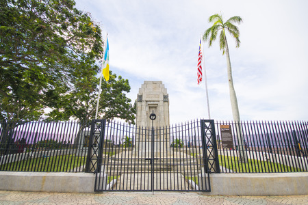 Penang, Malaysia - August 10-2015 :: War Memorial in George Town, Malaysiaのeditorial素材