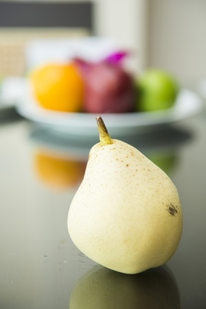 fresh chinese pear, fruitの写真素材