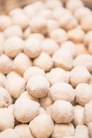 boiled pork meatballs, foodの写真素材