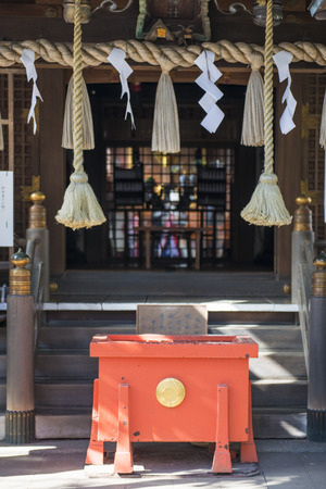 UENO, JAPAN - FEBRUARY 19, 2016 : Gojo Tenjin shrine at Ueno park, japan, Landmarkのeditorial素材
