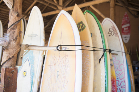 surfboards for rent at the beach, sportのeditorial素材