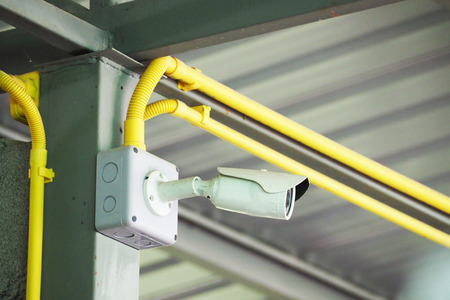 closed circuit TV camera for security, electronic