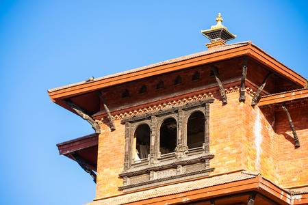 beautiful building nepali style architecture design , constructionの写真素材