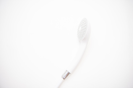 white shower head equipment for bathroom , homeの写真素材