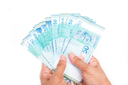 bank note of Ringgit Malaysia , money