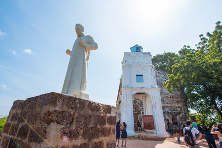 Malaysia - 11 Febuary 2017 :: St. Paulâs Church place to visit in Melaka , malaysiaのeditorial素材