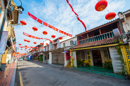 Malaysia - 11 Febuary 2017 ::Jonker walk shopping street in Melaka , Malaysiaのeditorial素材