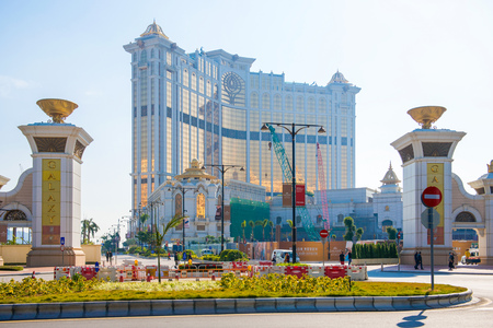 Macau - January 15, 2018 :The Galaxy is the resort hotel and casino in Macau, landmarkのeditorial素材
