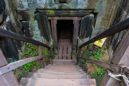 Beng Mealea buddhist temple of Angkor, Cambodiaの写真素材