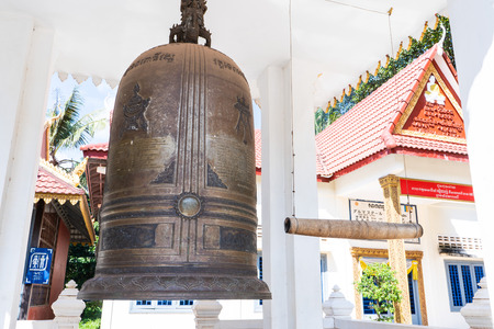 Big bell at Wat Thmey, Siem reapの写真素材
