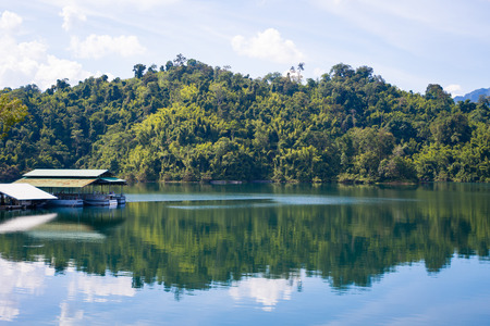 Ratchaprapha Dam in Surat Thani province,Thailand