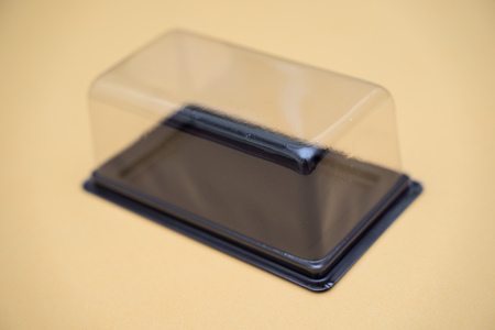 square plastic box for bakery ,boxの写真素材
