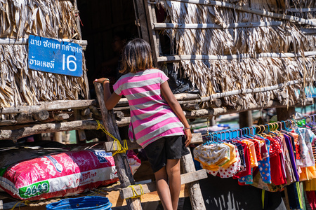 2 Febuary 2019-Thailand::Moken village at Surin island,Phang-ngaのeditorial素材