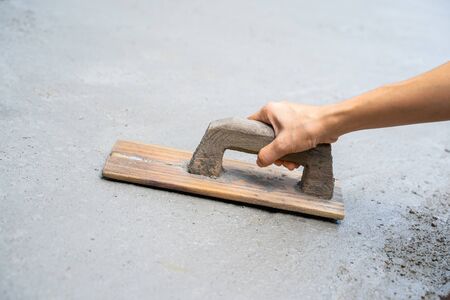 plastering cement for the floor, plasterの写真素材