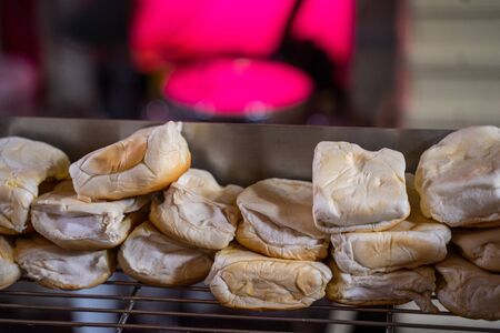 toast bread with butter street food,breadの写真素材
