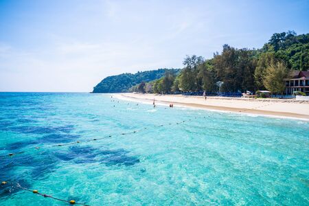 Mai Ton island private beach at Phuket,Thailandの写真素材