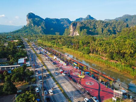 11 December 2019-phuket : Khlong Ngae Market by the river, Thailandのeditorial素材