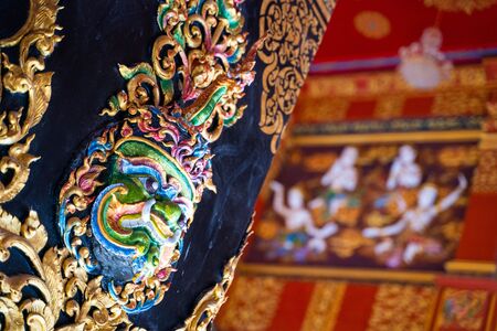 Mahathat Wachira Mongkol Temple in Krabi,Thailand