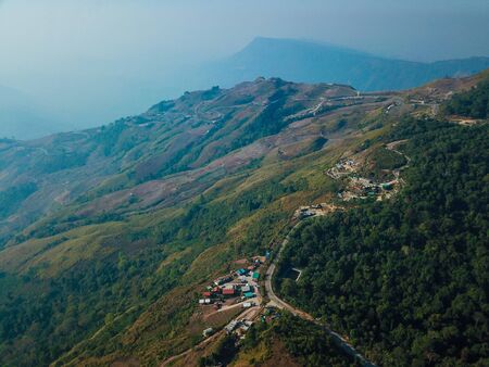 aerial view of Phu Tubberk in Phetchabun province,Thailandの写真素材