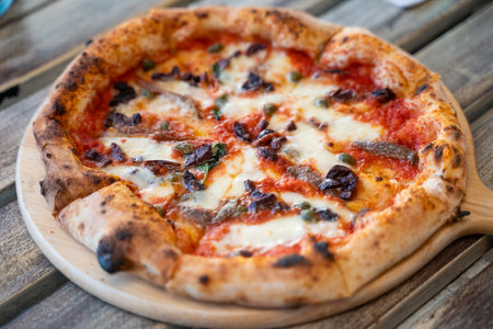 seafood pizza coasta italian style,pizzaの写真素材