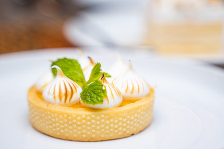 Lemon Tart dessert homemade bakery,tartの写真素材