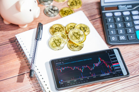 investment in digital currency cryptocurrency trading,investmentの写真素材
