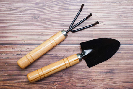 small gardening equipment for small plant,gardening toolの写真素材