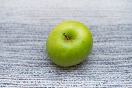 close up fresh green apple for eat,fruitの写真素材