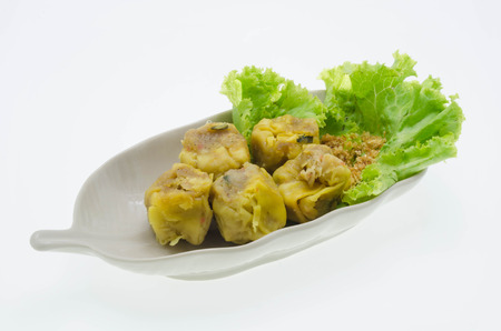 shrimp dumplingsの写真素材