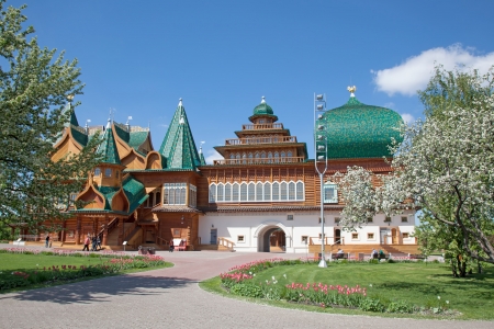Moscow  Wooden palace in Kolomenskoeのeditorial素材