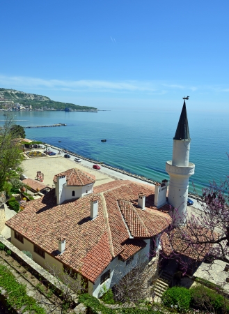 Residence of the Romanian queen by the black sea in Balchik, Bulgariaのeditorial素材