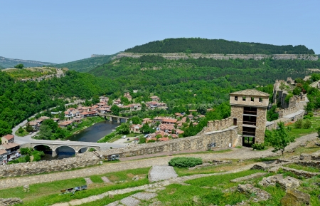 Tsarevets Fortress in Veliko Turnovo, Bulgariaのeditorial素材