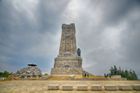 Memorial Shipka view in Bulgaria  Battle of Shipka Memorialのeditorial素材